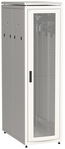ITK Шкаф сетевой напольный 19" LINEA N 33U 600х1000мм перфорированная передняя дверь серый | код LN35-33U61-P | IEK